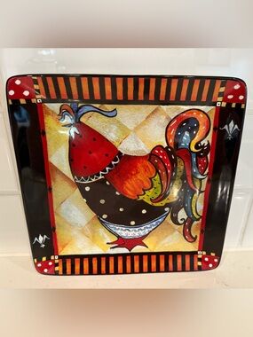 CERTIFIED INTERNATIONAL Chicken Serving Platter